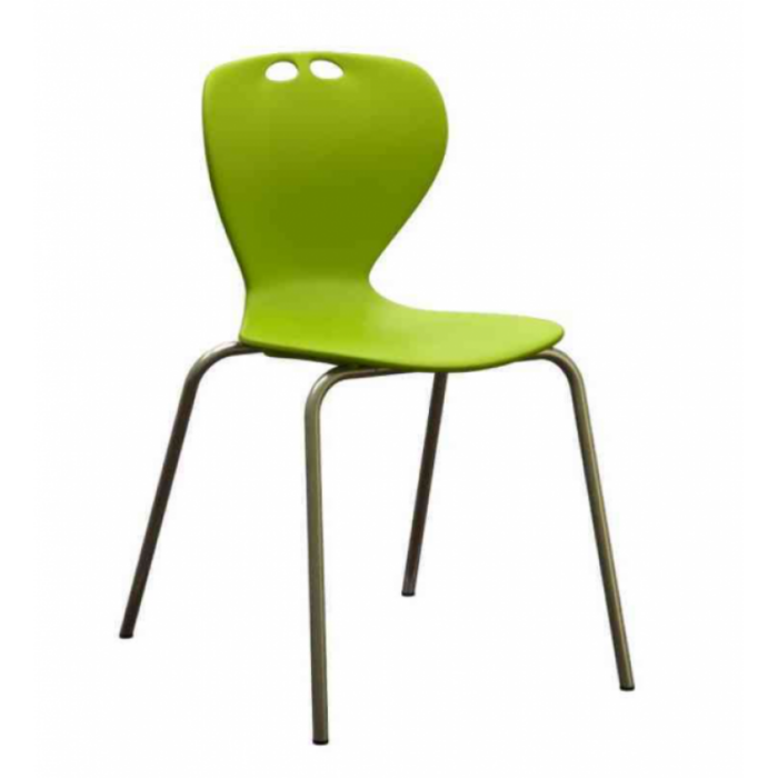 MA Edutech Stackable 4 Leg Visitor Chair