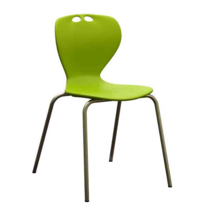 MA Edutech Stackable 4 Leg Visitor Chair