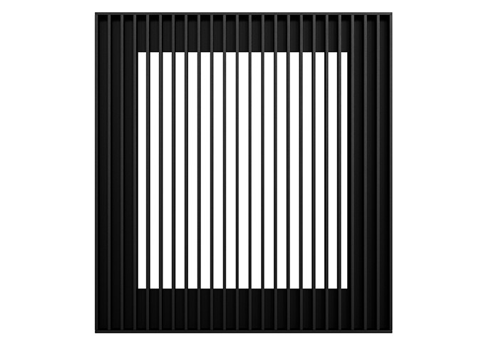 DD Full Framed Slat Wall