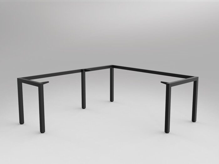 OL Axis Black Desk and Return Frame to Suit 1800mm x 900mm