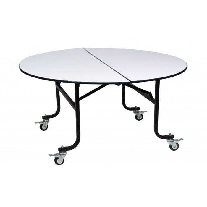 MA Flip Up & Folding Half Circle Round Table