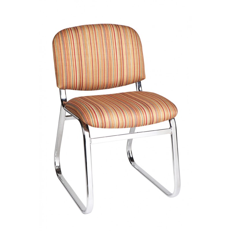 MA Joshua Chrome Sled Base Visitor Chair