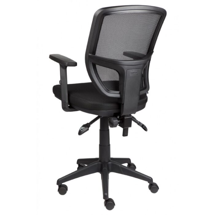 MA Lily Task Chair - Black Base with Arms