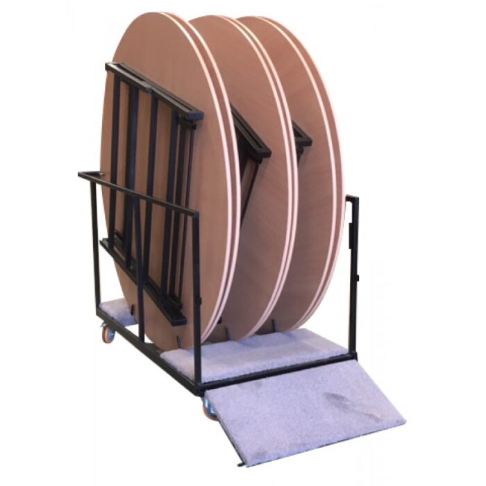 MA Round Folding Table Trolley